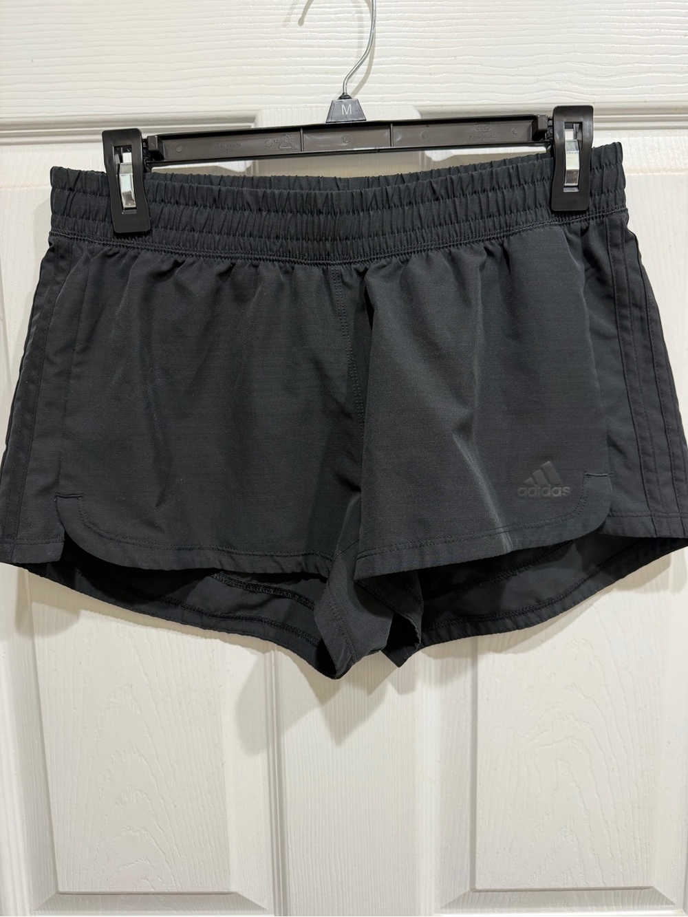 XS Adidas Women's Black Athletic Running Shorts